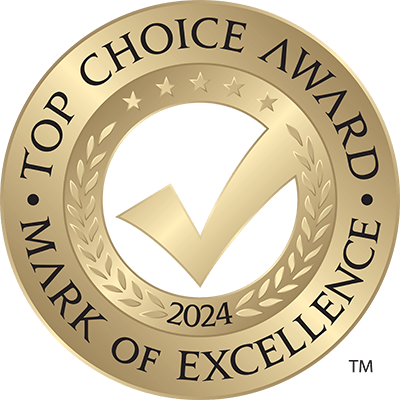 Top Choice Award Mark of Excellence 2024